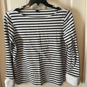 COPY - J Crew striped tee with cuffs